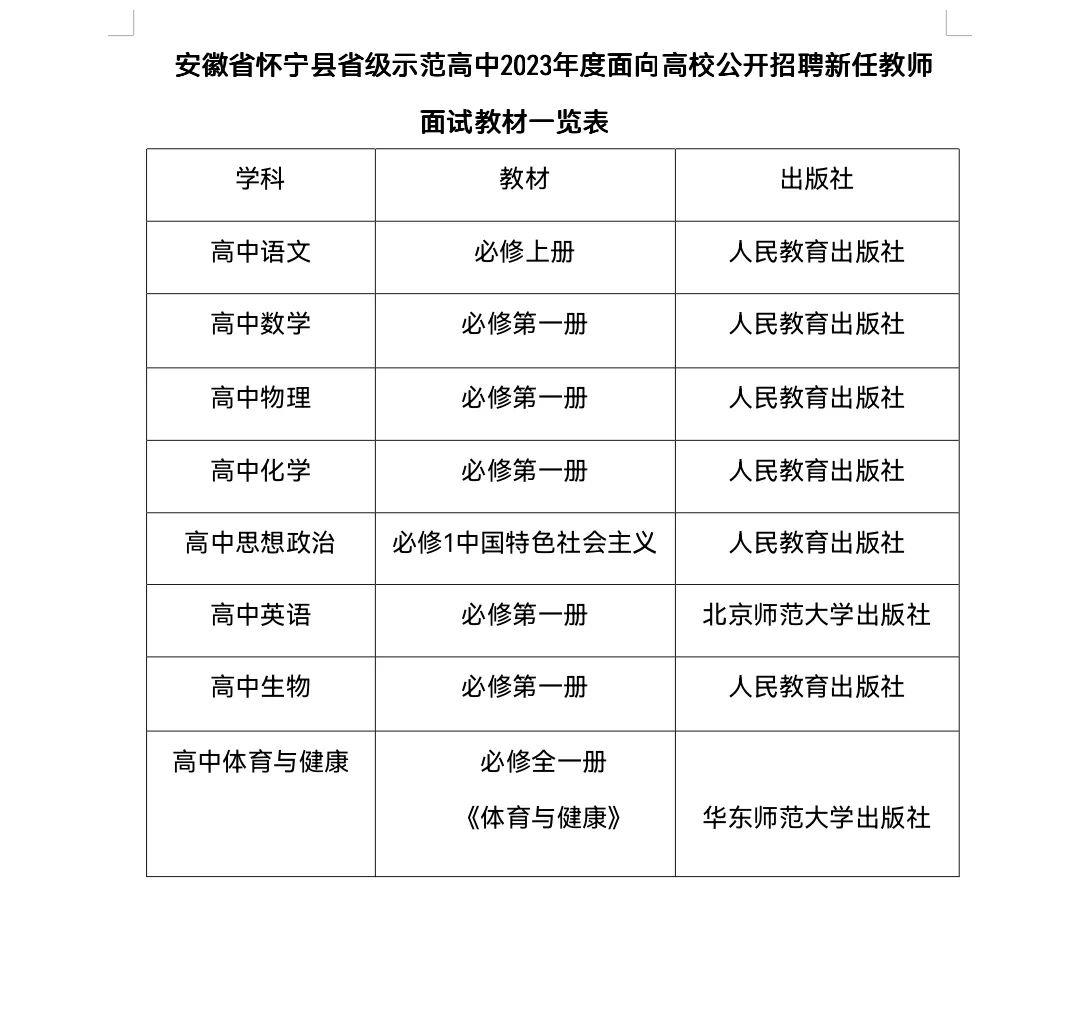 怀宁中学老师名单图片图片