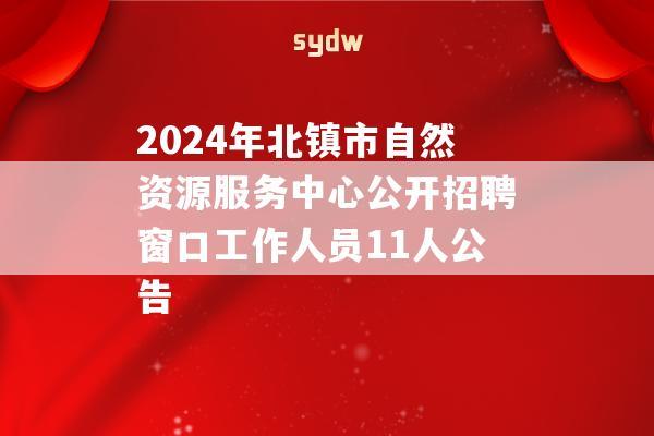 2024年北鎮(zhèn)市自然資源服務中心公開招聘窗口工作人員11人公告