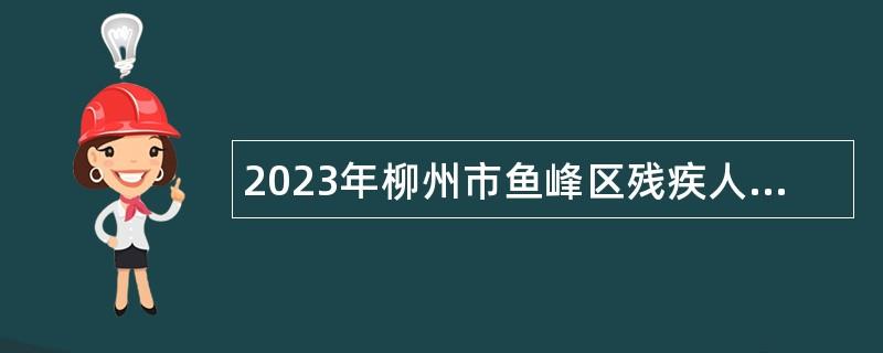 2023年柳州市鱼峰区残疾人联合会招聘残疾人专职委员公告