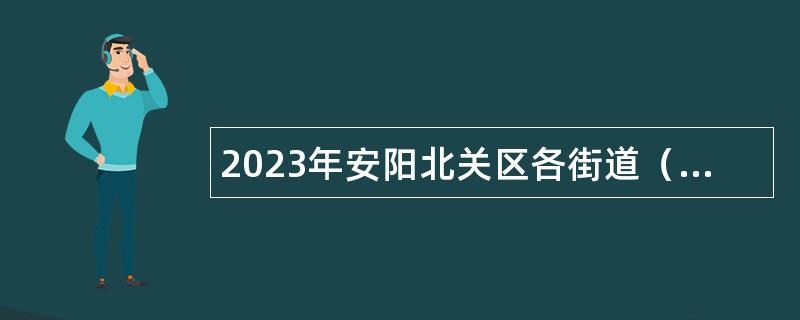 2023年安阳北关区各街道（镇）、中原高新技术产业开发区管理委员会下属事业单位招聘公告