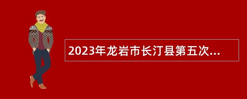 2023年龙岩市长汀县第五次全国经济普查领导小组办公室补充招聘经济普查专职指导员（劳务派遣人员）公告