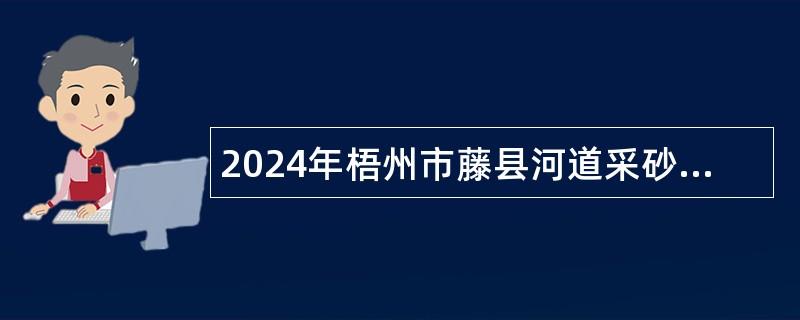 2024年梧州市藤县河道采砂联合执法大队招聘公告