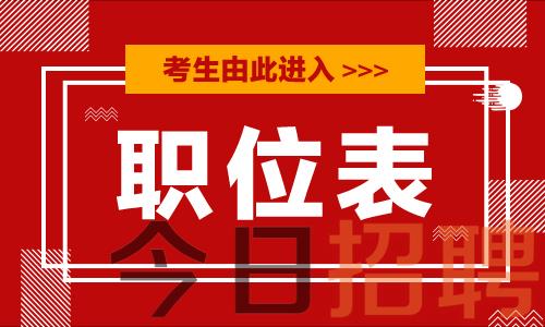 河南省考职位表查询